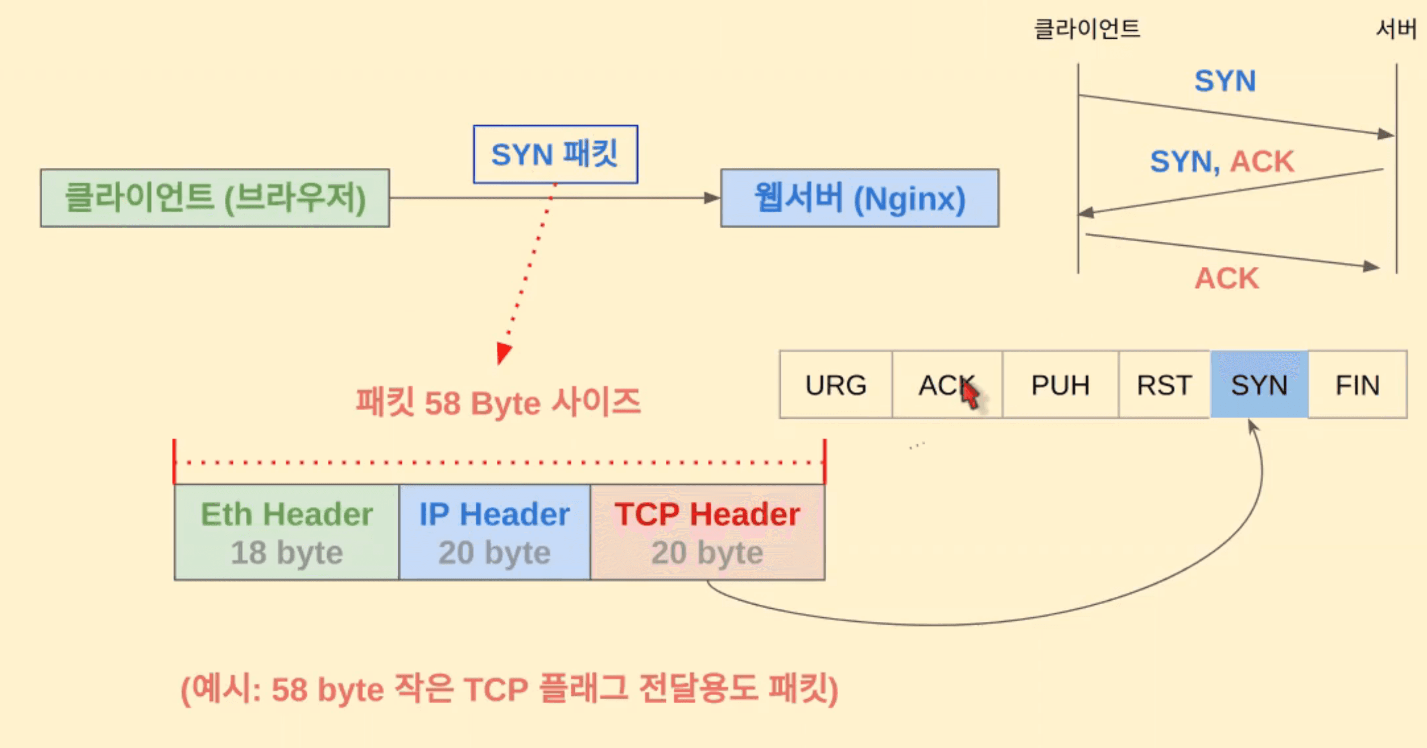 TCP/IP 통신과정 추적